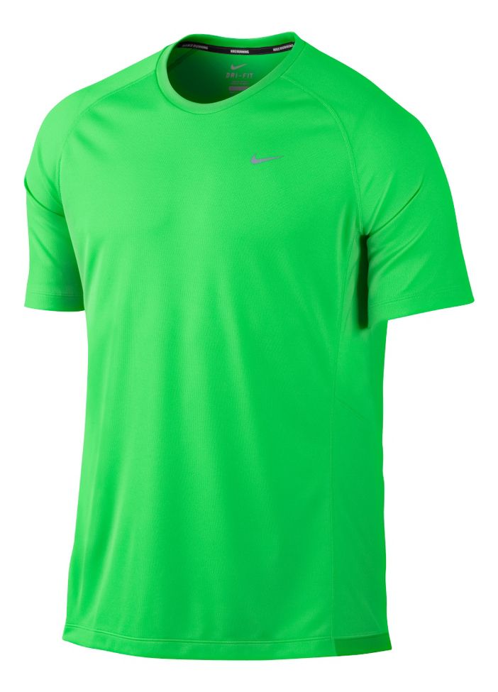Mens Nike Miler UV Short Sleeve Technical Tops