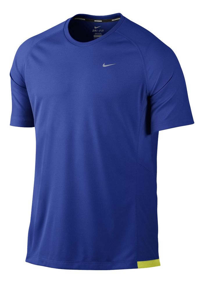 Mens Nike Miler UV Short Sleeve Technical Tops
