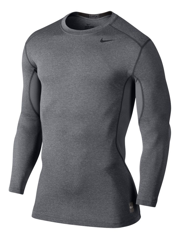 Mens Nike Core Fitted Top 2.0 Long Sleeve No Zip Technical Tops