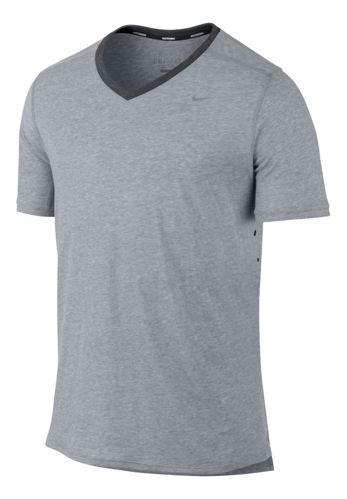 Mens Nike Dri-FIT Touch Tailwind Short Sleeve Technical Tops