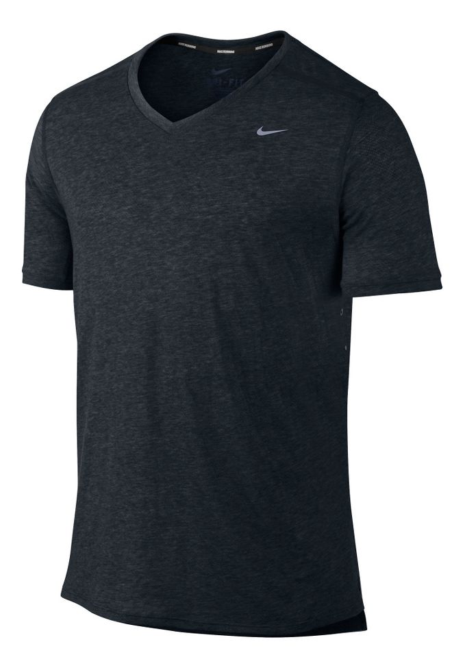 Mens Nike Dri-FIT Touch Tailwind Short Sleeve Technical Tops
