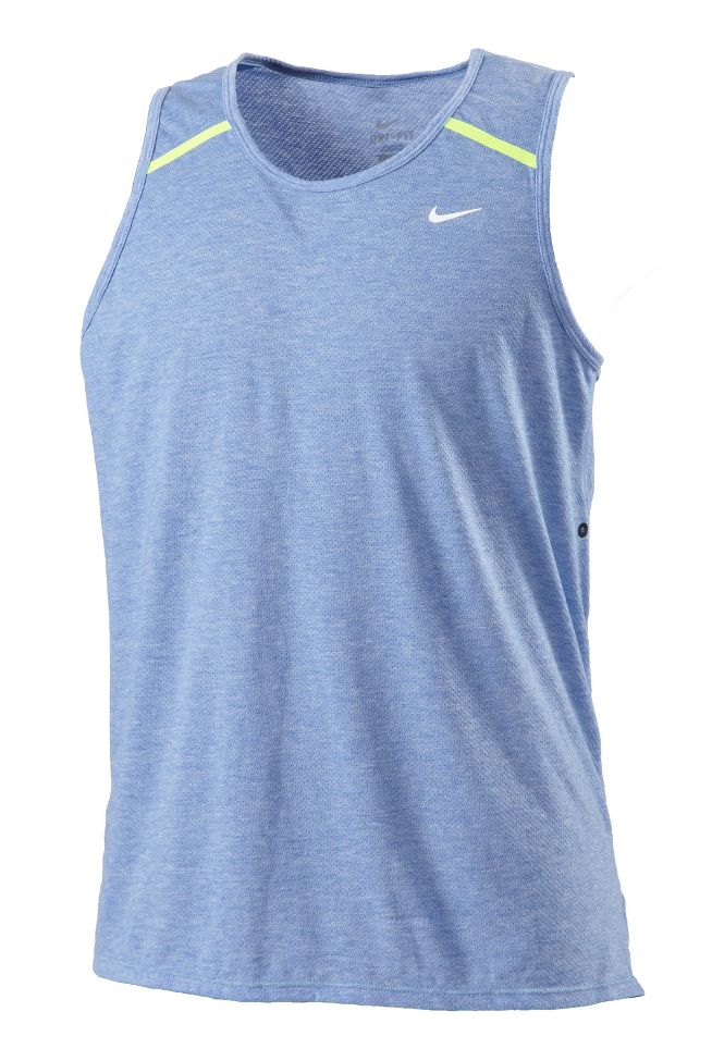 Mens Nike Dri-FIT Touch Tailwind Singlet Technical Tops