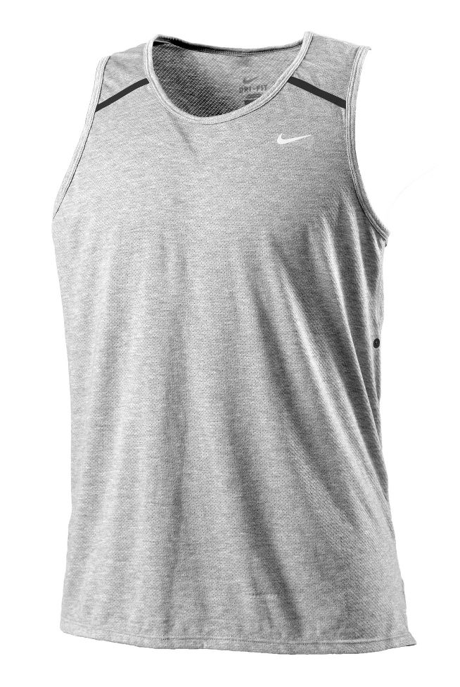 Mens Nike Dri-FIT Touch Tailwind Singlet Technical Tops