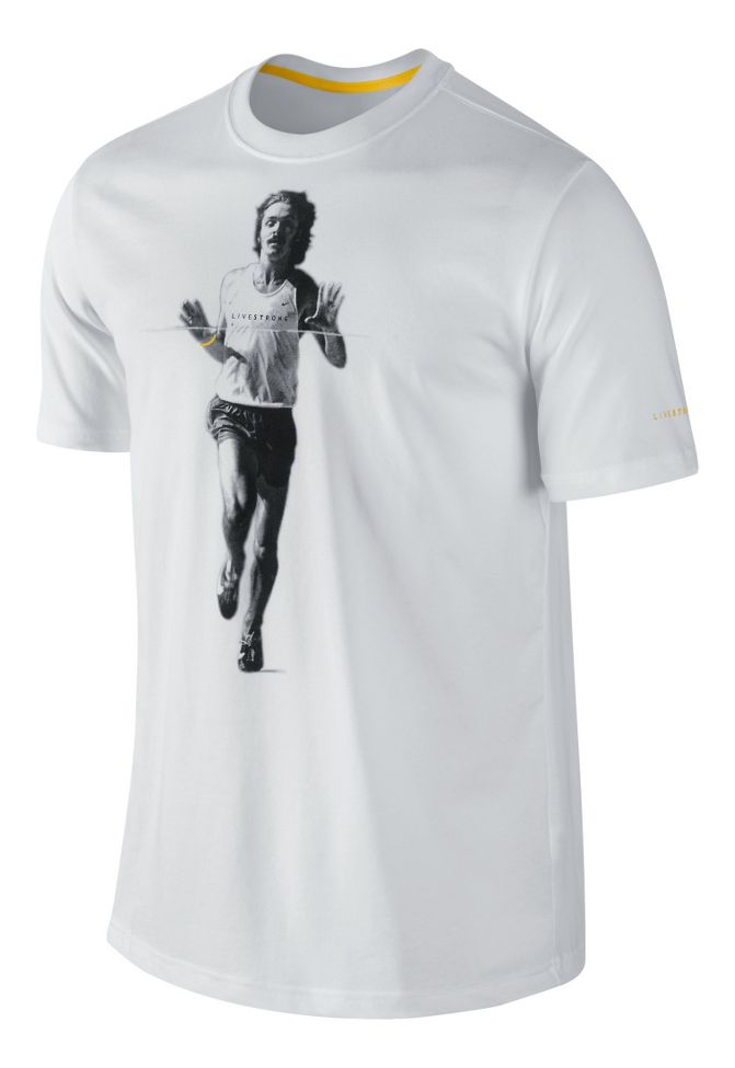 Mens Nike Livestrong Pre Run Short Sleeve Technical Tops