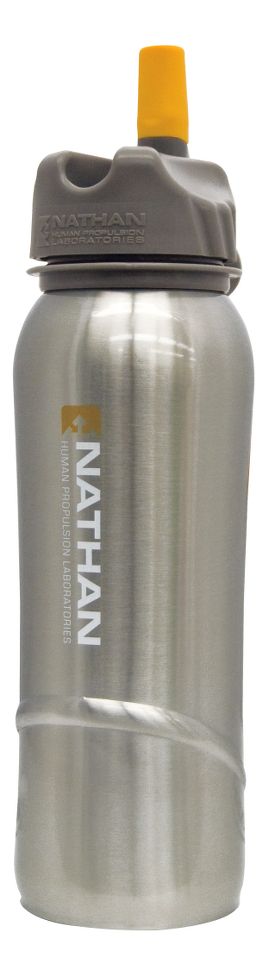 Nathan Logo Steel Bottle 700ml Hydration
