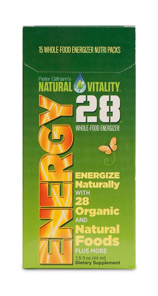 Natural Vitality Energy28 15pk Nutrition