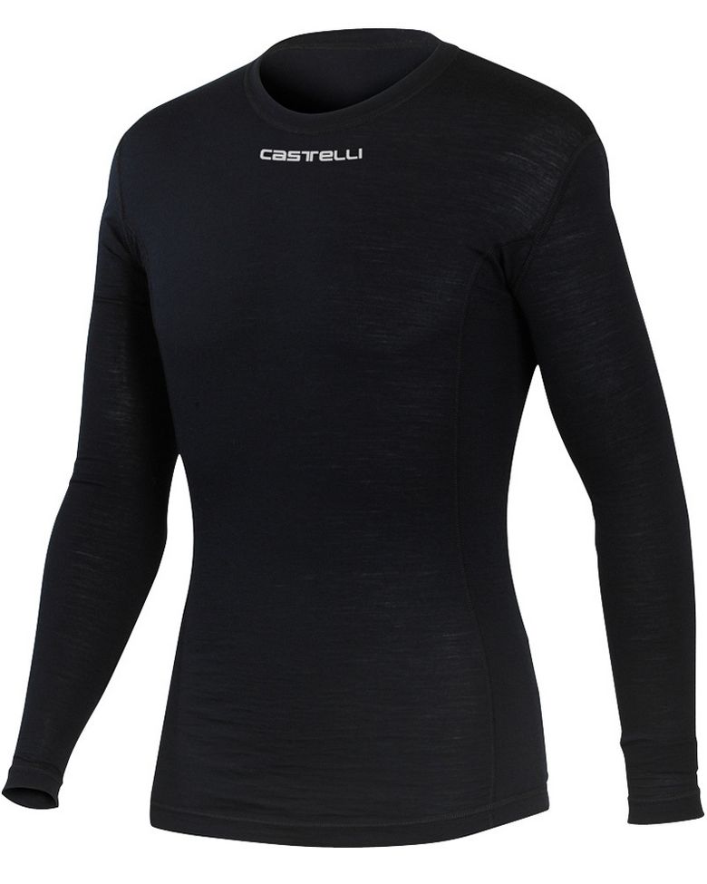 Castelli Merino Wool Long Sleeve Baselayer Long Sleeve No Zip Technical Tops