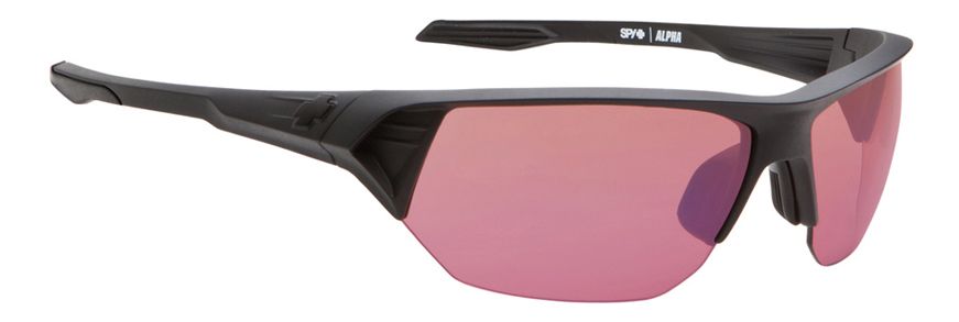 SPY OPTIC Alpha Black Rose - Blue Mirror Sunglass Sunglasses