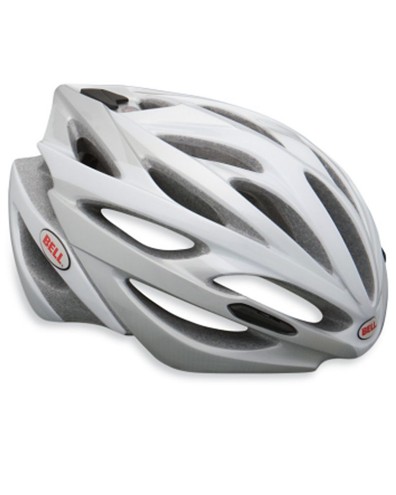 Bell Array Helmet White/Silver Helmets