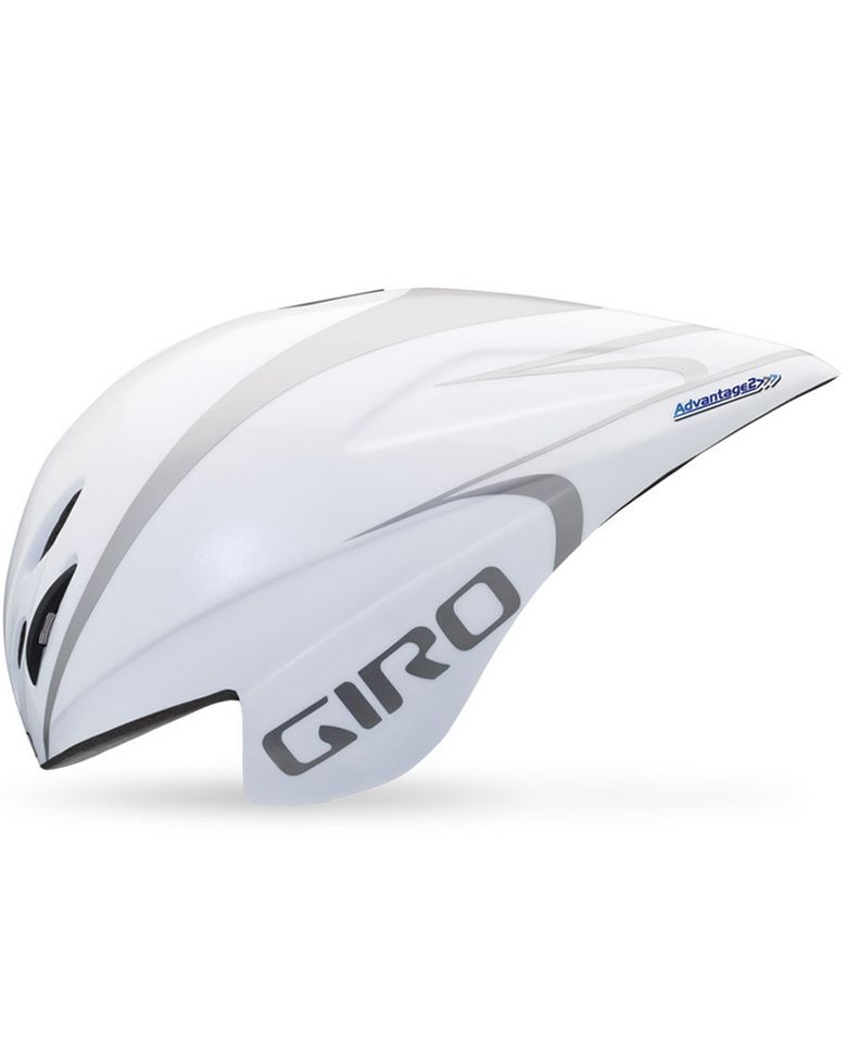 Giro Advantage 2 TT / Triathlon  Helmet White/Silver Helmets