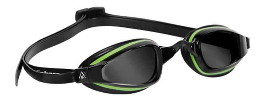 Aqua Sphere UNISEX K-180+ SMOKE LENS GOGGLE-GRN/BLK Goggles