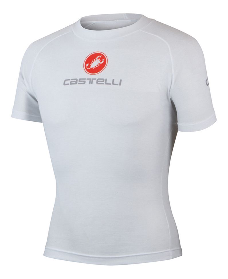 Castelli Uno: Uno Plasma T Cycle Baselayer Long Sleeve No Zip Technical Tops