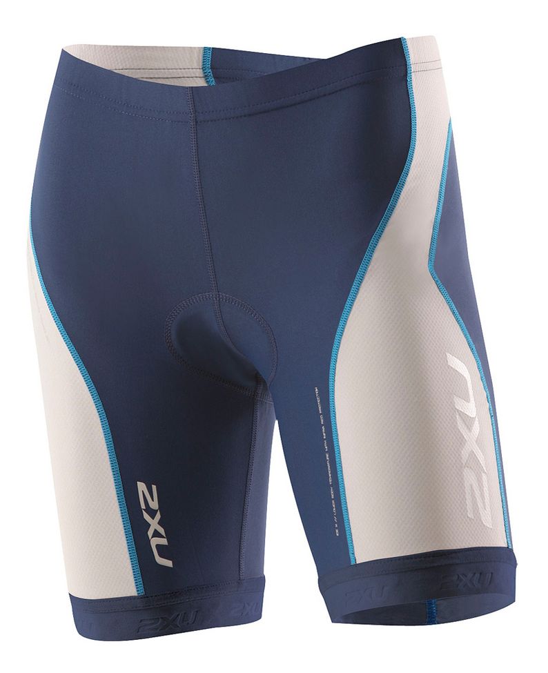 2XU Long Distance Tri Singlet Fitted Shorts