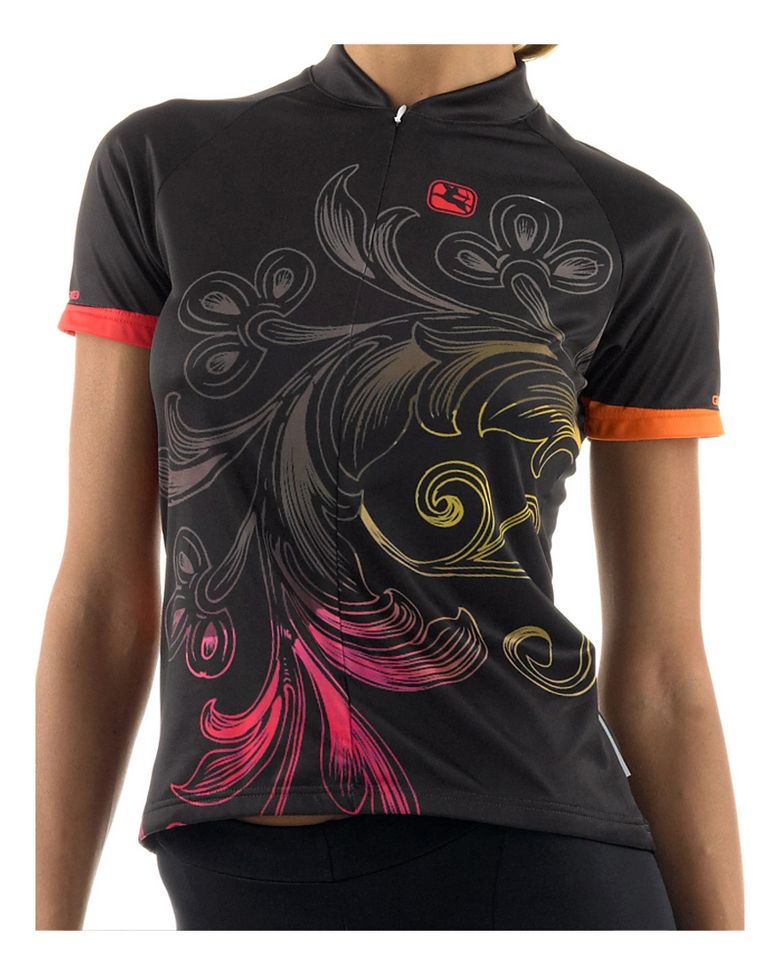 Giordana Arts Crush Short Sleeve Jersey - Black Cycling Technical Tops