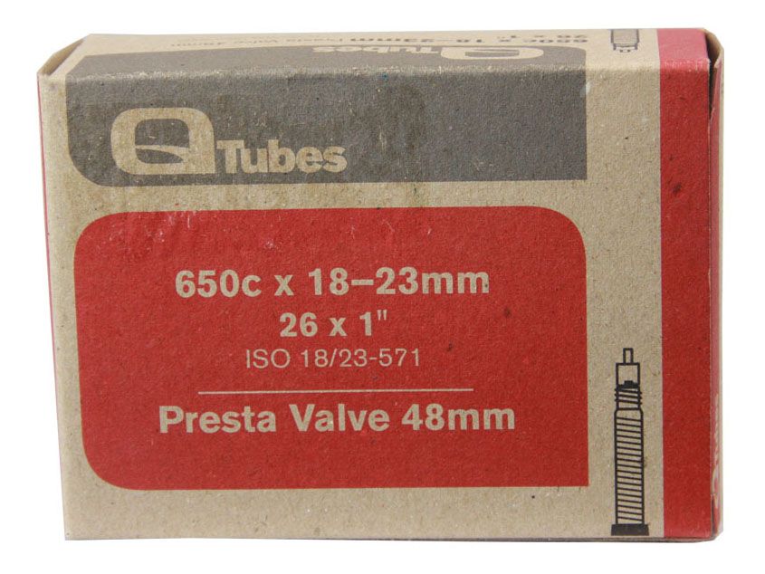 Quality Bike Products Presta Valve Tube 18-23mm (48mm) Bike Equipment