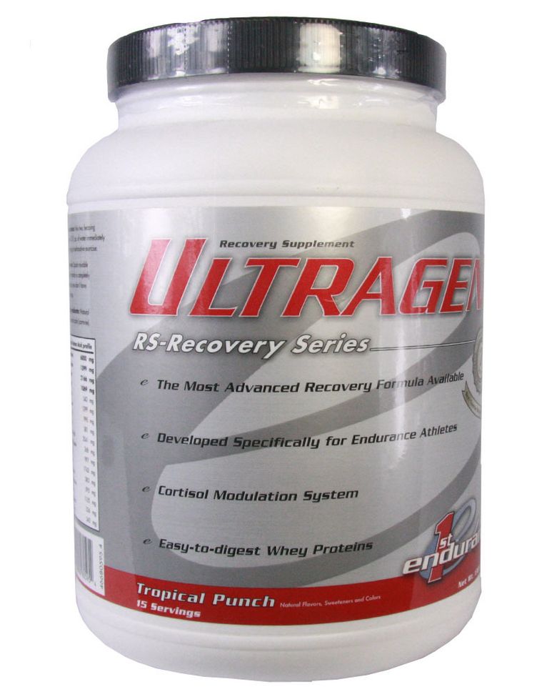 1st Endurance Ultragen Tropical Fruit Drink Mix - 15 Servings Nutrition
