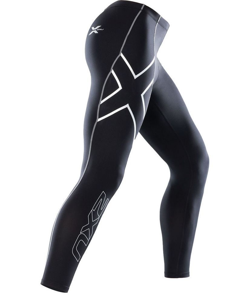 2XU Mens Compression Tights Fitted Tights