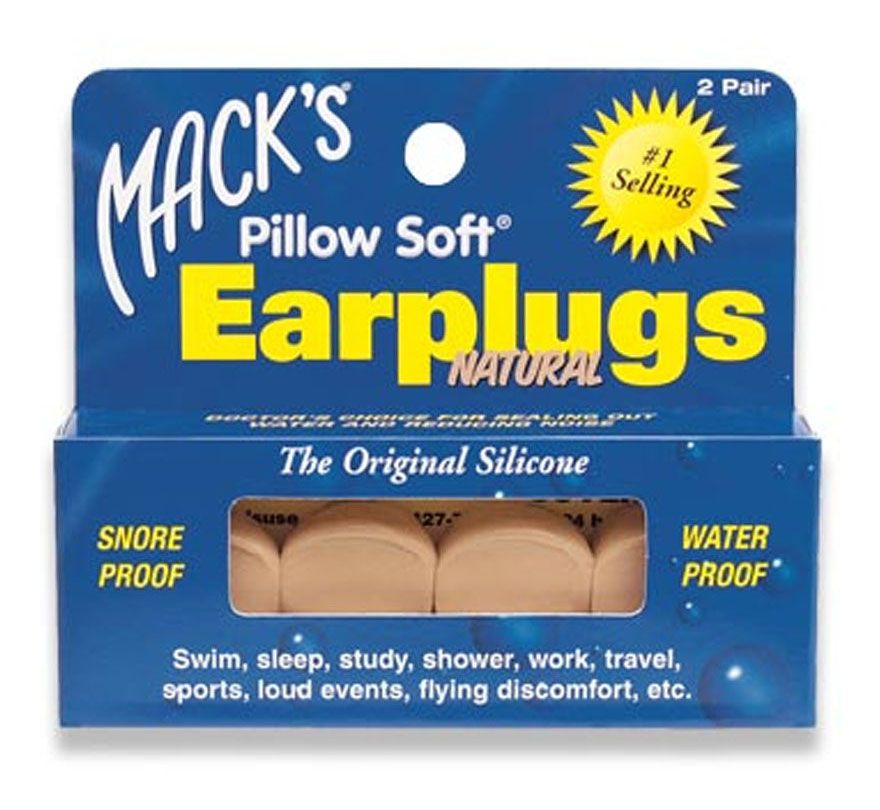 Macks Pillow Soft Swim Ear Plugs - 2 Pair Swim Equipment