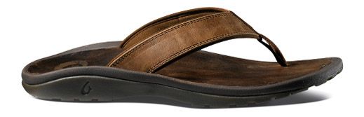 Mens OluKai Ohana Leather Sandals Shoe