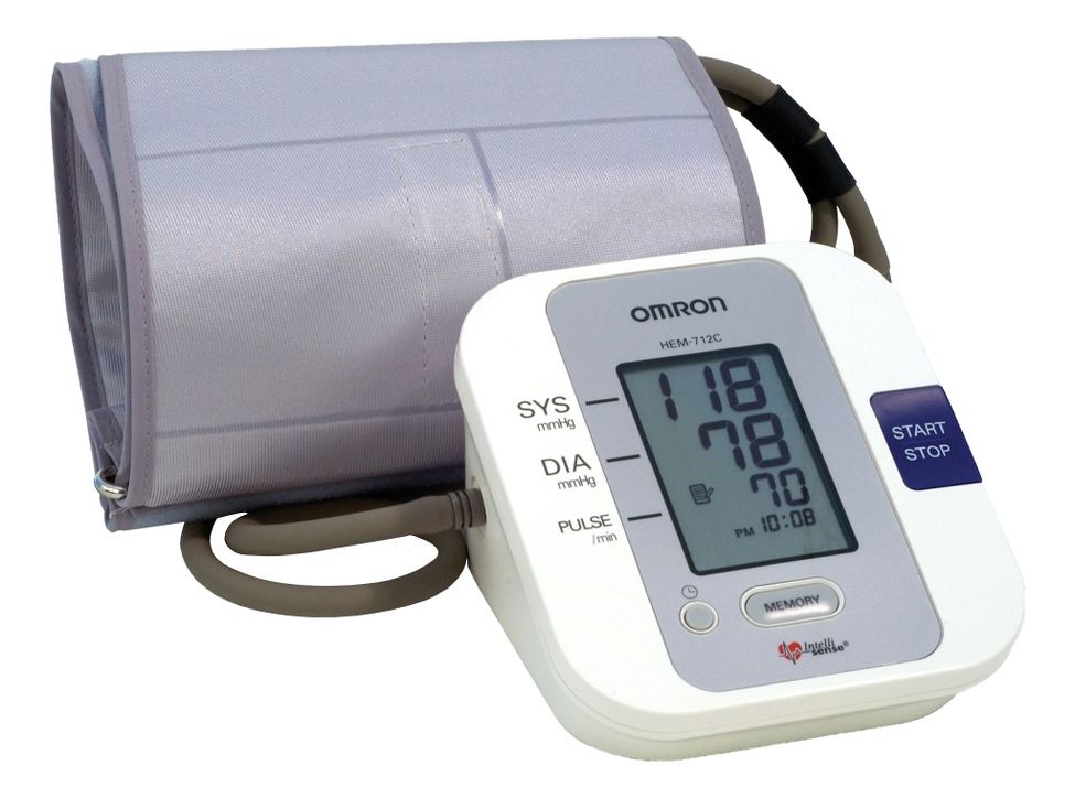 Omron Auto Blood Pressure Monitor with Large Cuff Electronics