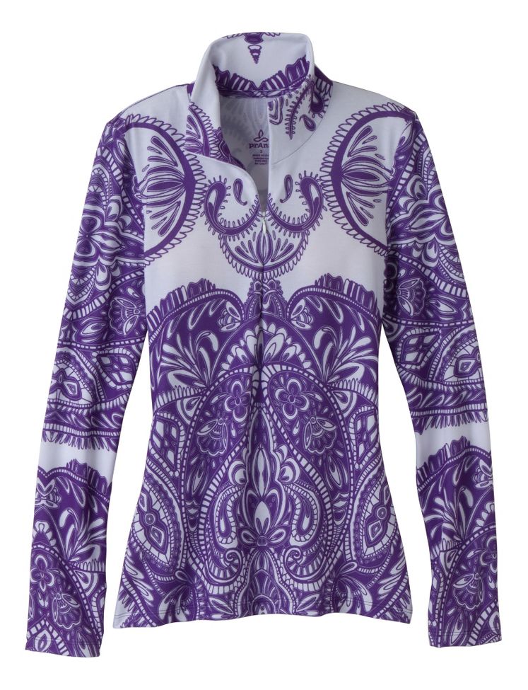 Womens Prana Mabel  Long Sleeve 1/2 Zip Technical Tops