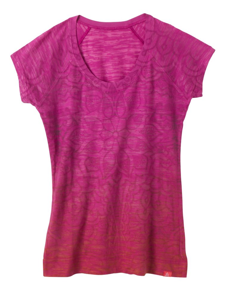 Womens Prana Goddess Tee Short Sleeve Technical Tops