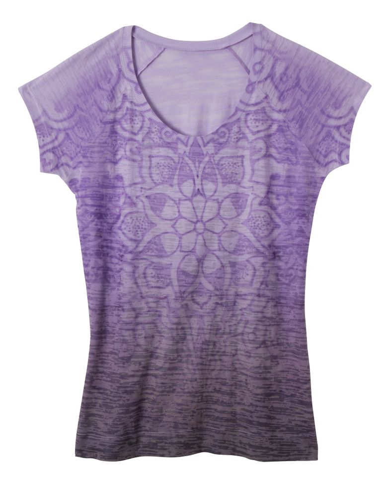 Womens Prana Goddess Tee Short Sleeve Technical Tops