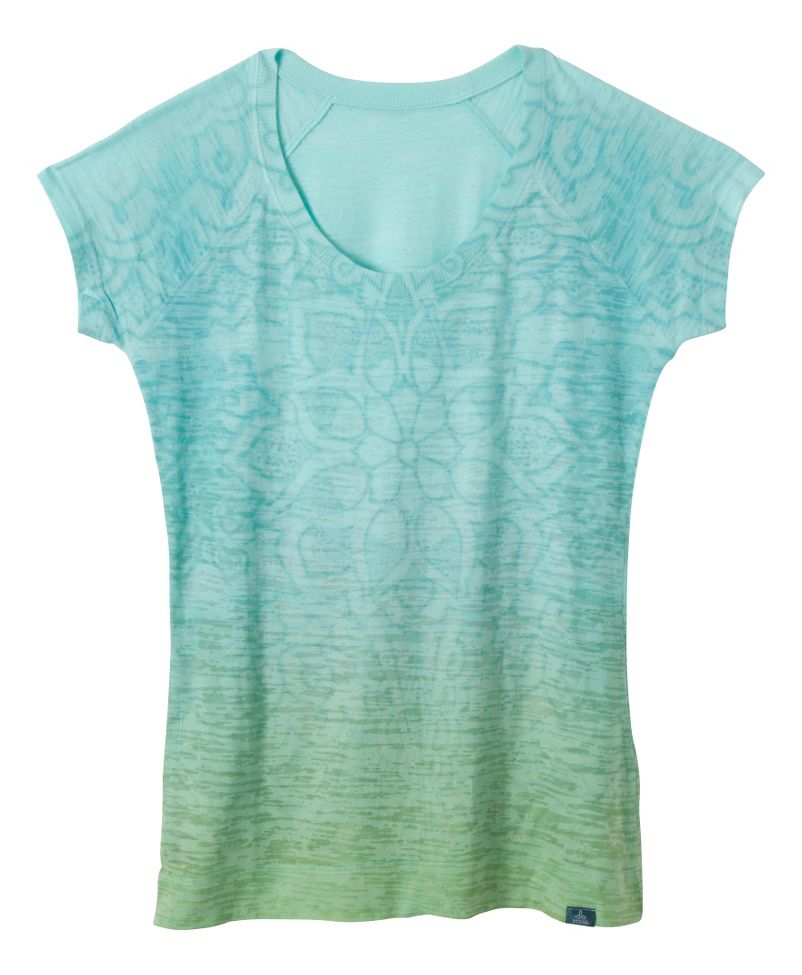 Womens Prana Goddess Tee Short Sleeve Technical Tops