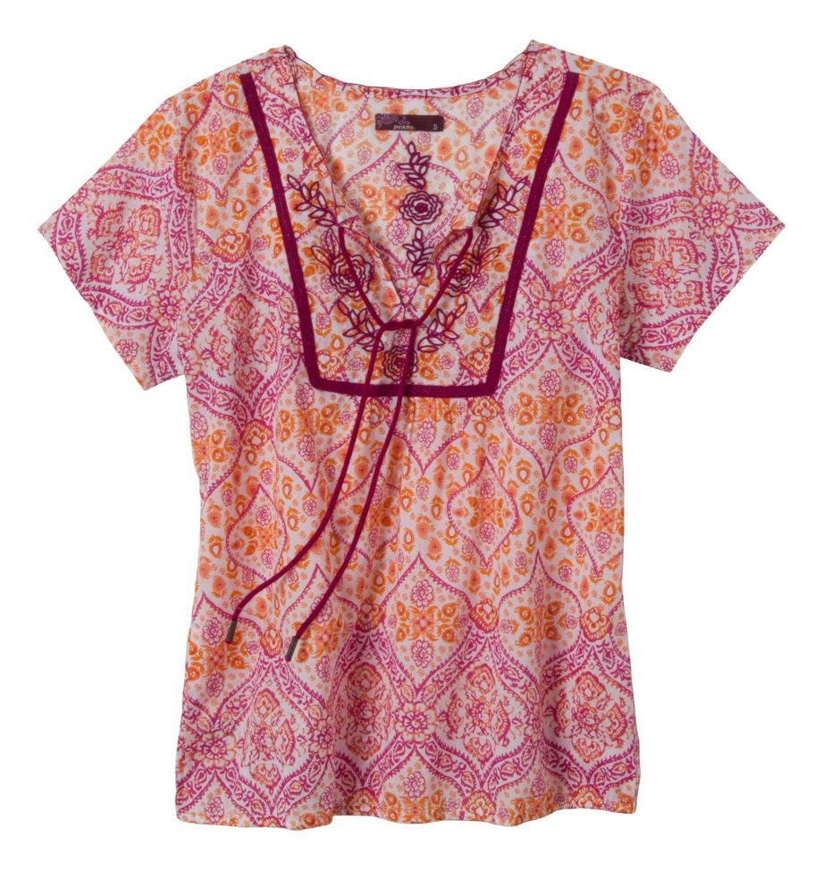 Womens Prana Clara Short Sleeve Non-Technical Tops