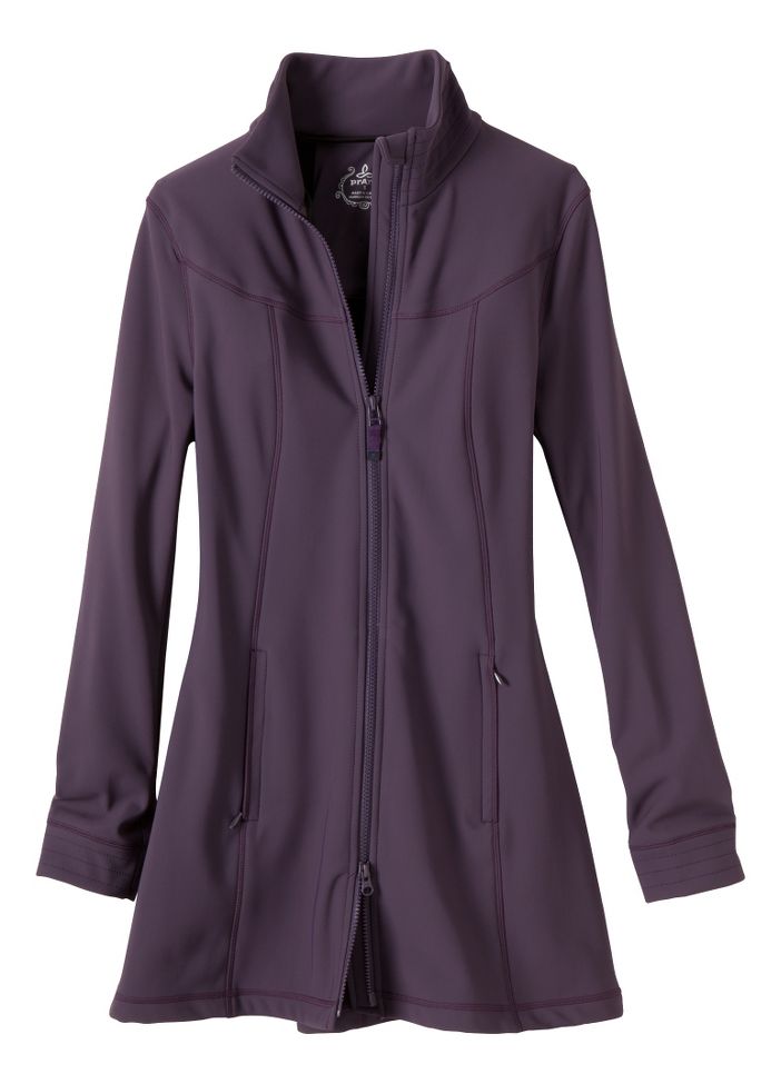 Womens Prana Keva Warm-Up Unhooded Jackets