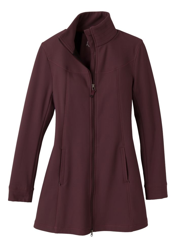 Womens Prana Keva Warm-Up Unhooded Jackets