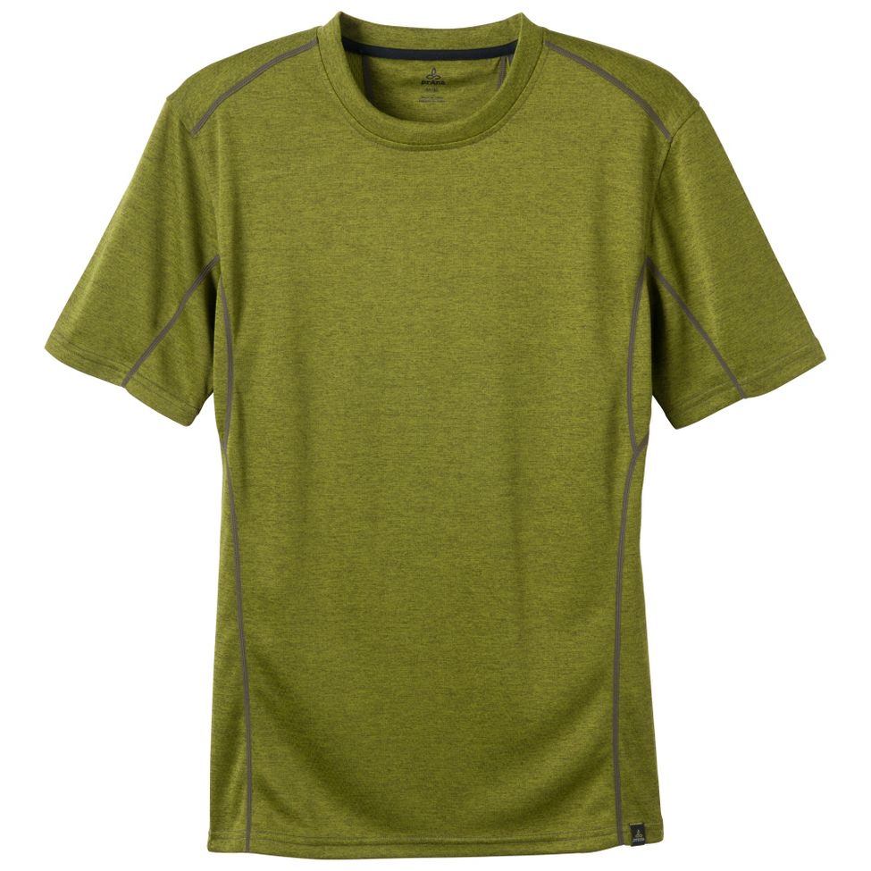 Mens Prana Talon Crew Short Sleeve Technical Tops
