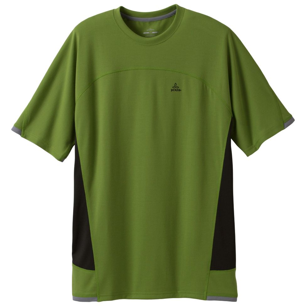 Mens Prana Vertigo Crew Short Sleeve Technical Tops