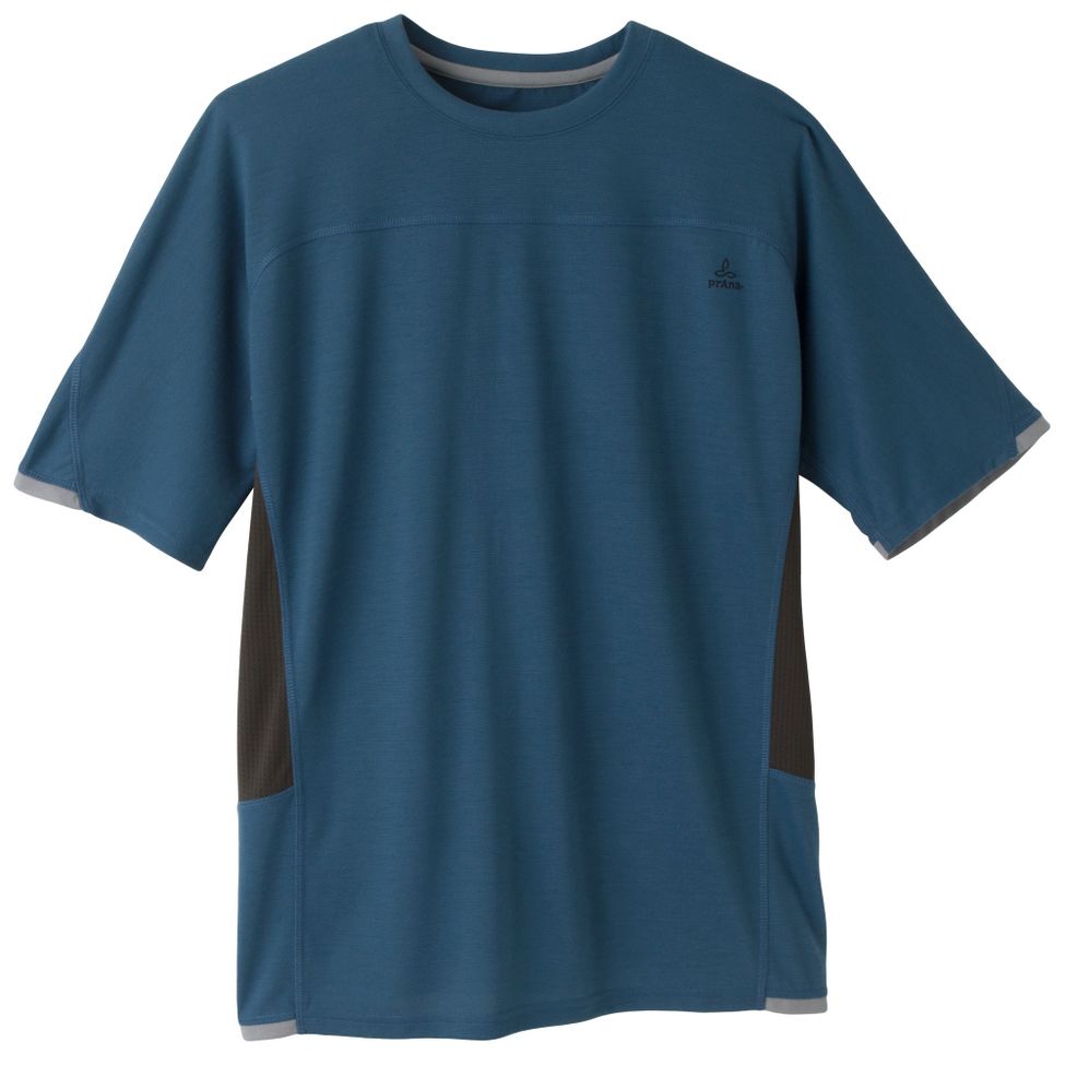 Mens Prana Vertigo Crew Short Sleeve Technical Tops