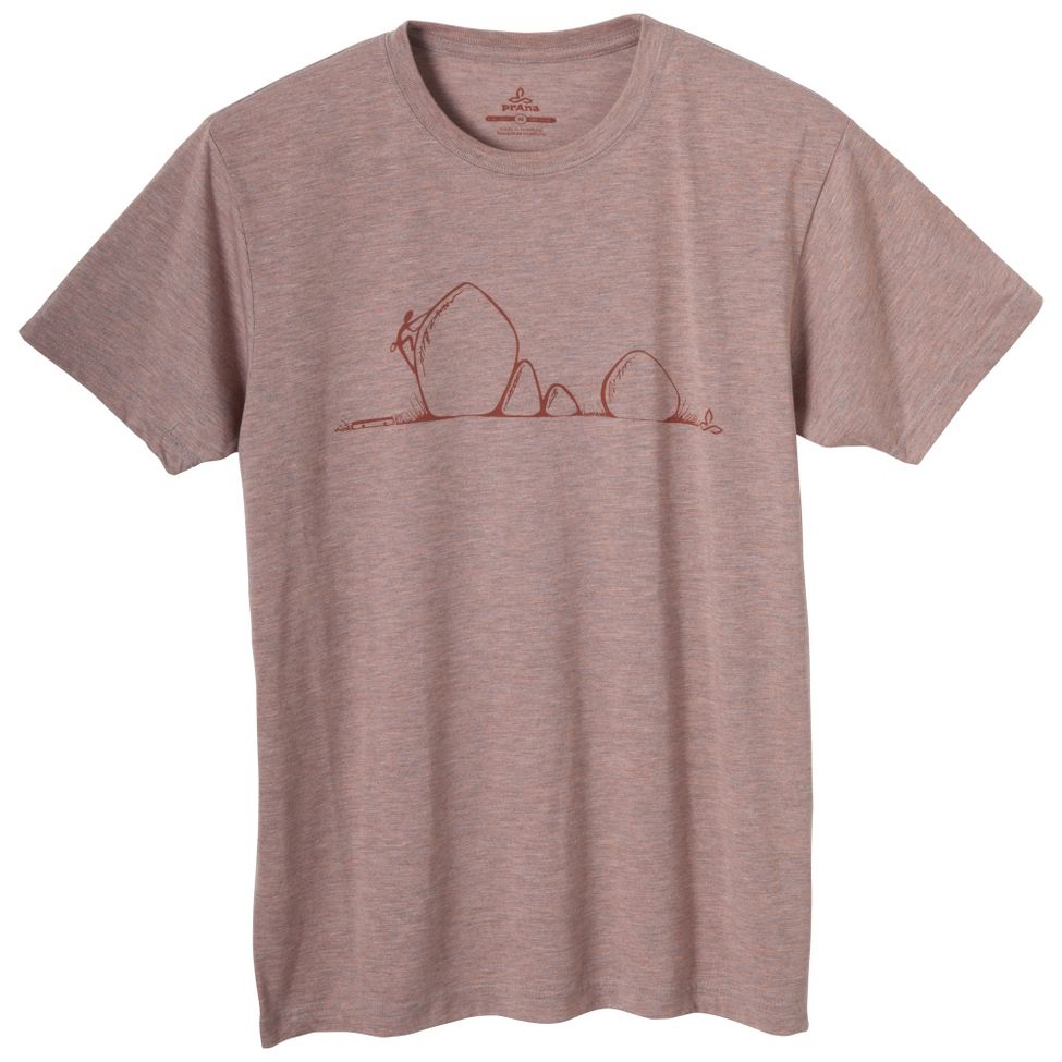 Mens Prana Boulder Tee Short Sleeve Technical Tops