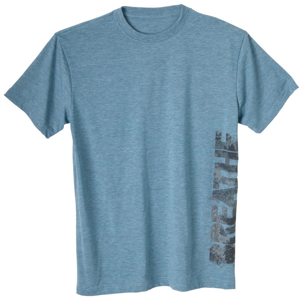 Mens Prana Breathe Tee Short Sleeve Technical Tops