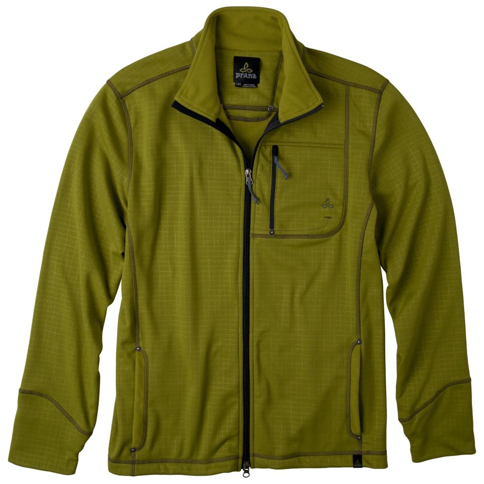 Mens Prana Seeker Full Zip Warm-Up Unhooded Jackets