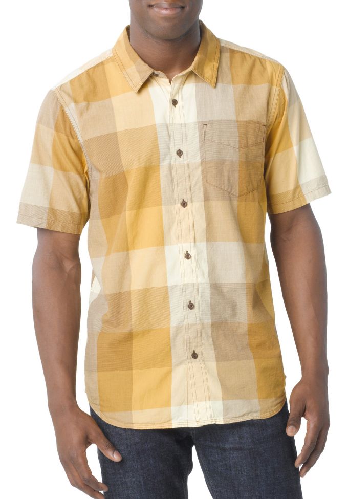 Mens Prana Brighton Short Sleeve Non-Technical Tops