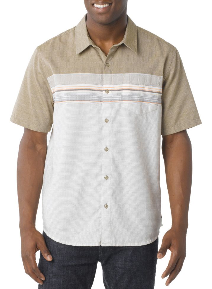 Mens Prana Camino Short Sleeve Technical Tops