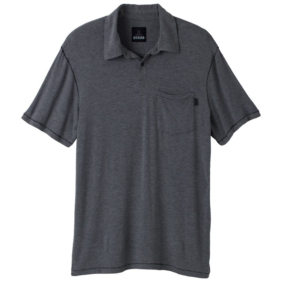 Mens Prana Crosshatch Short Sleeve Technical Tops
