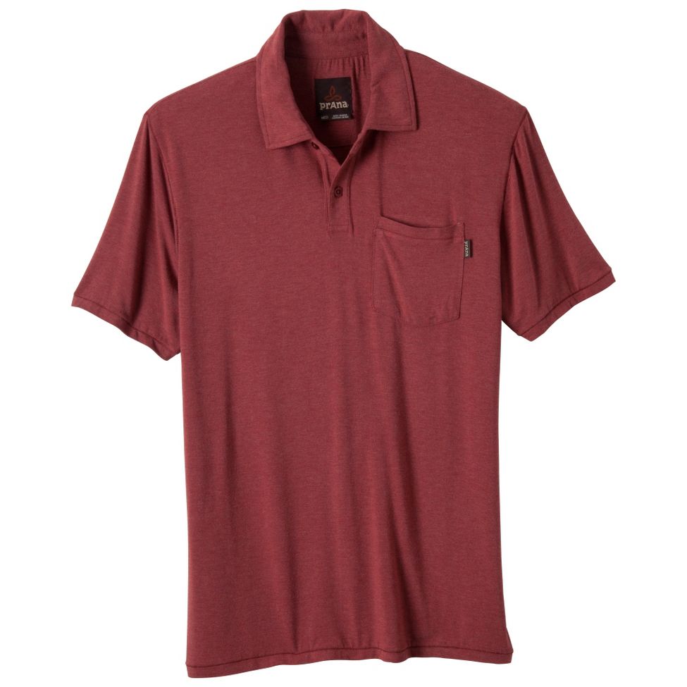 Mens Prana Crosshatch Short Sleeve Technical Tops