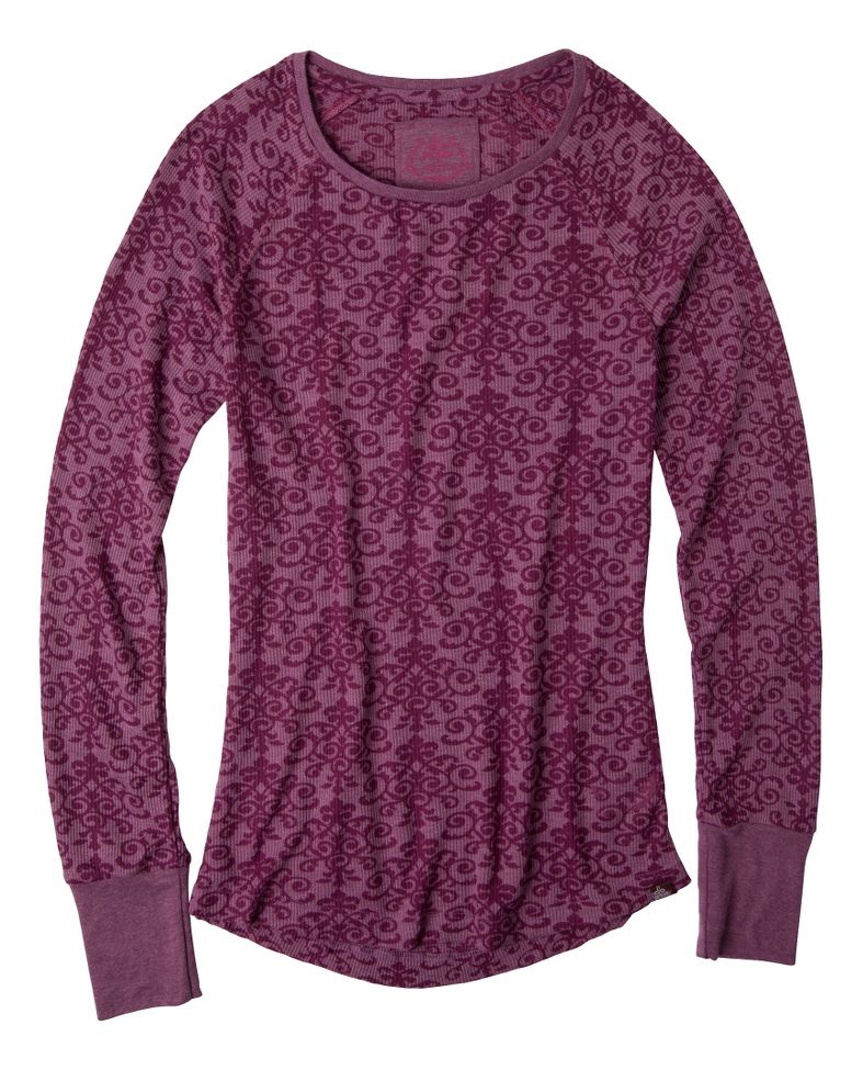 Womens Prana Amelia Long Sleeve No Zip Technical Tops