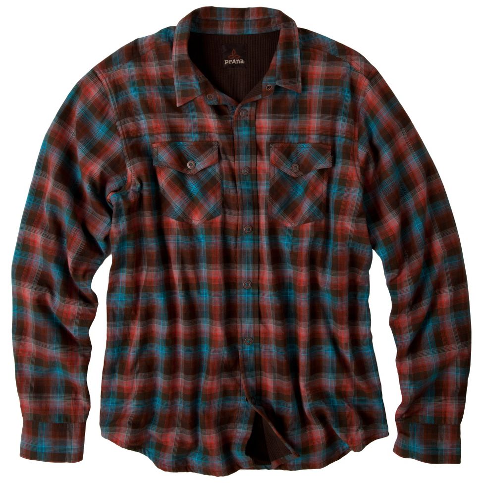 Mens Prana Asylum Long Sleeve Non-Technical Tops