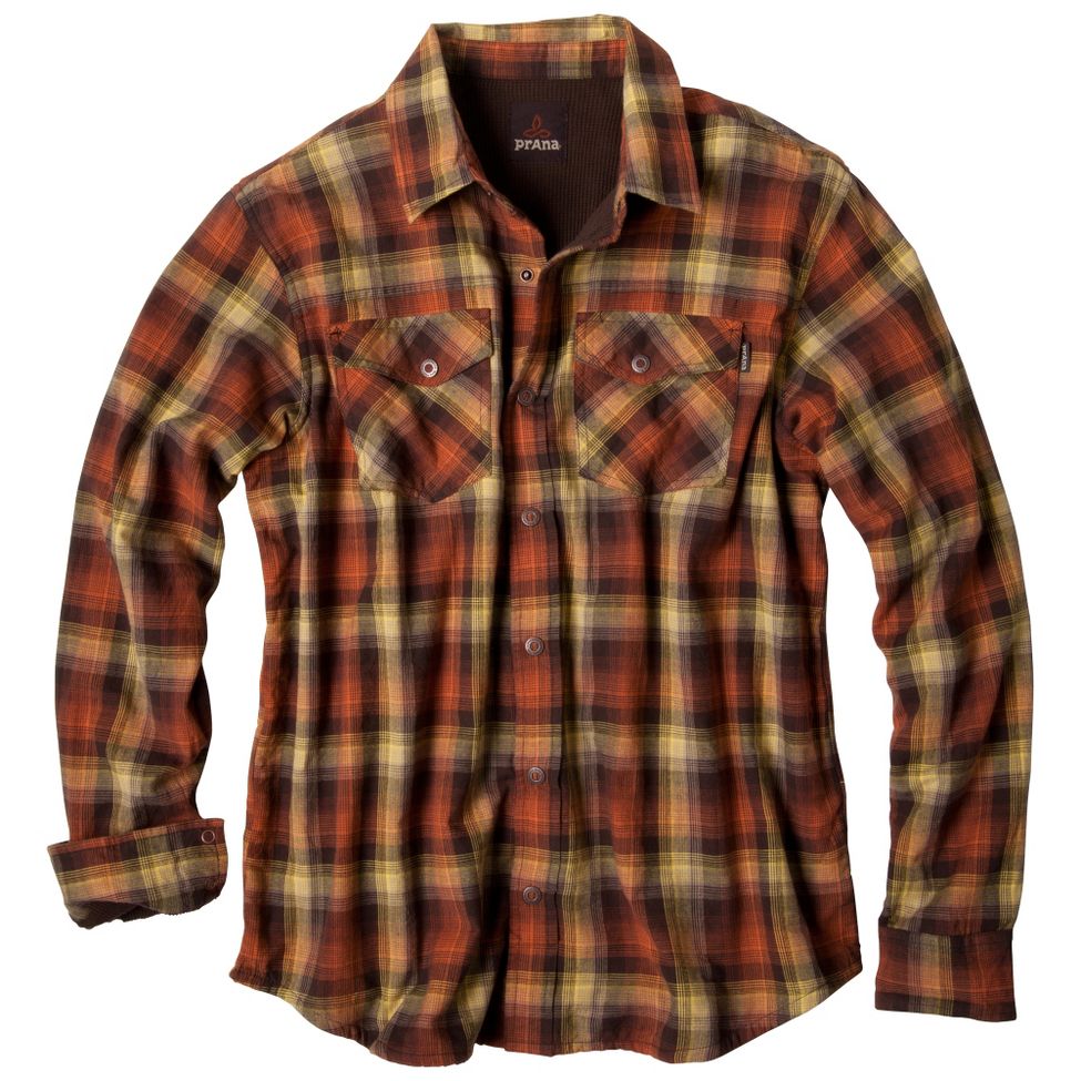 Mens Prana Asylum Long Sleeve Non-Technical Tops
