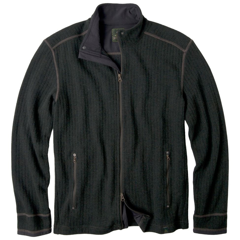 Mens Prana Barclay Sweater Long Sleeve Full Zip Technical Tops