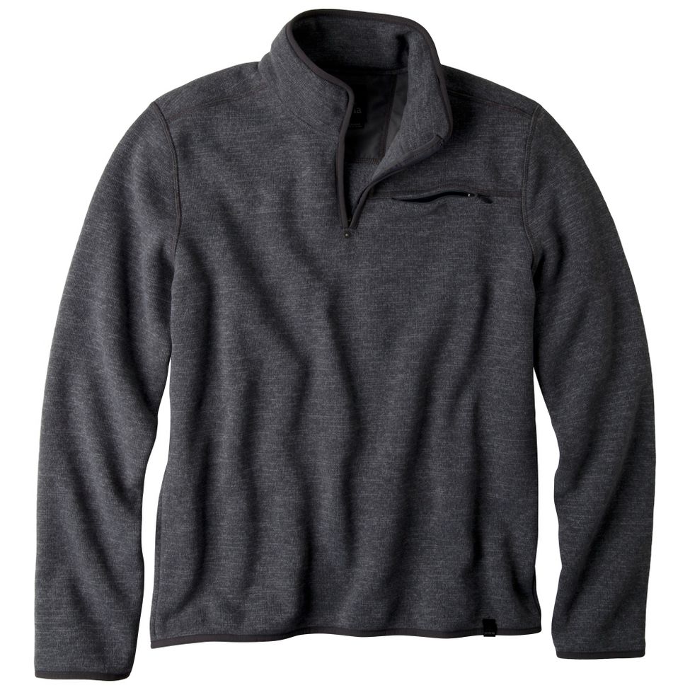 Mens Prana Bryce 1/4 Zip Long Sleeve Technical Tops