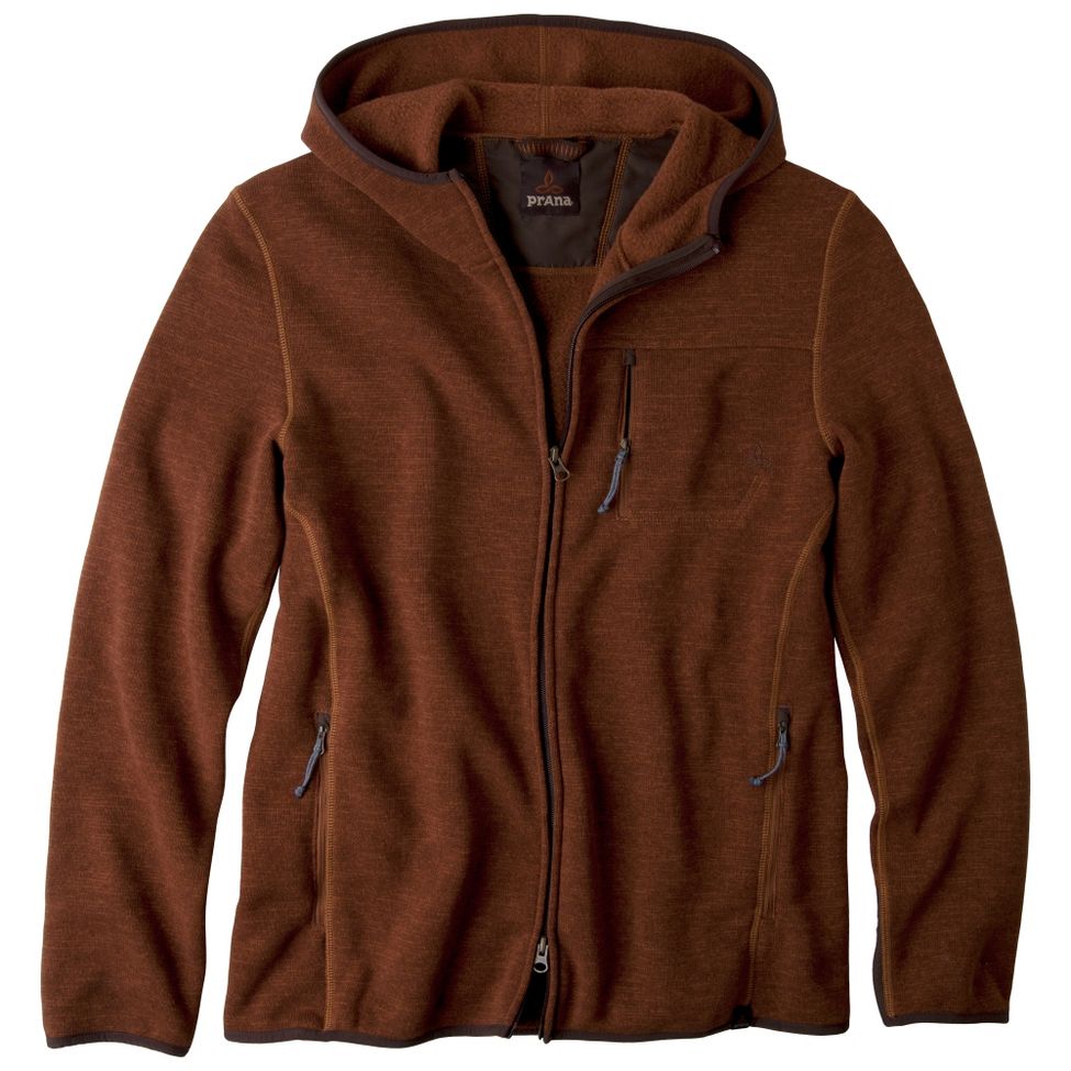 Mens Prana Bryce Zip Up Long Sleeve Full Zip Technical Tops