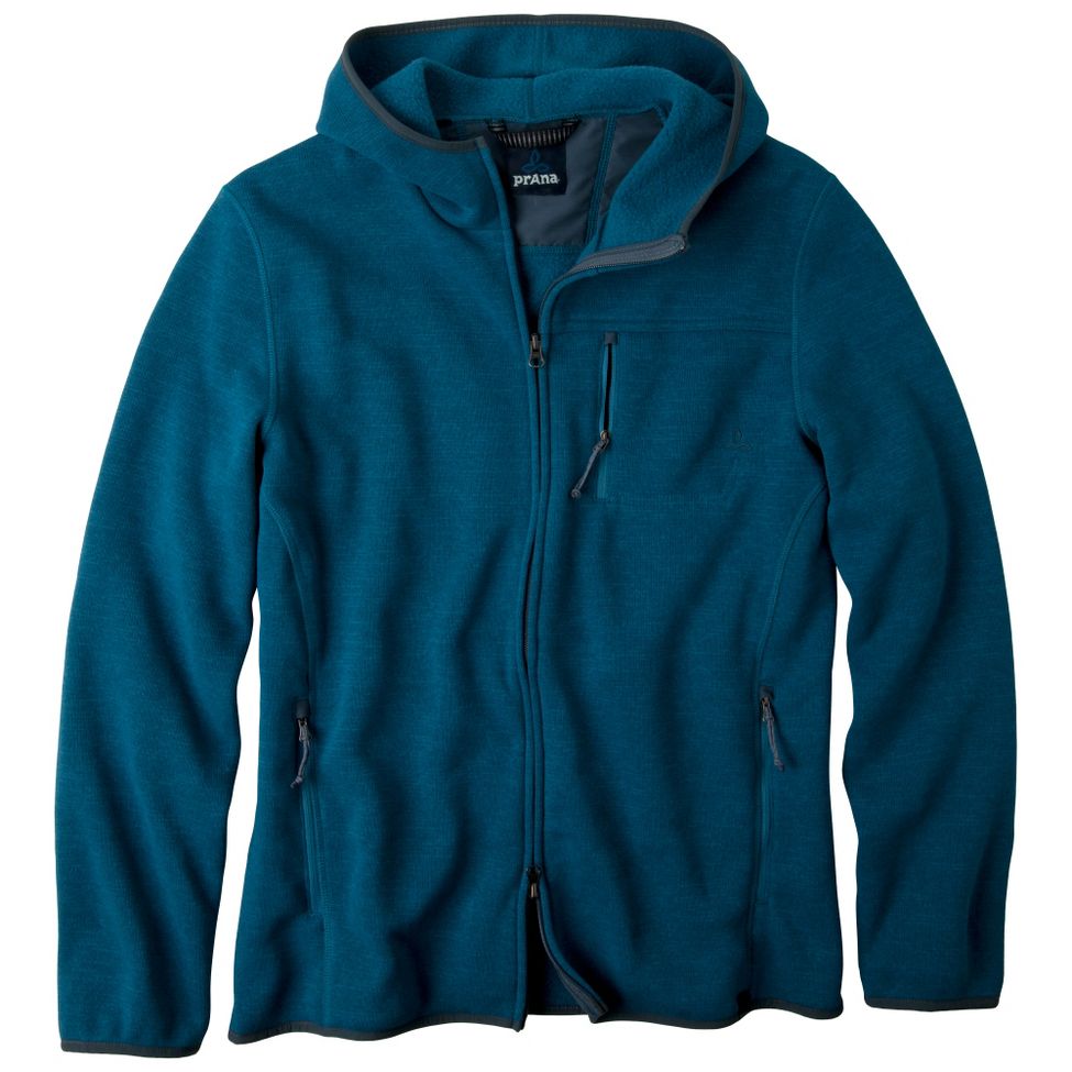 Mens Prana Bryce Zip Up Long Sleeve Full Zip Technical Tops