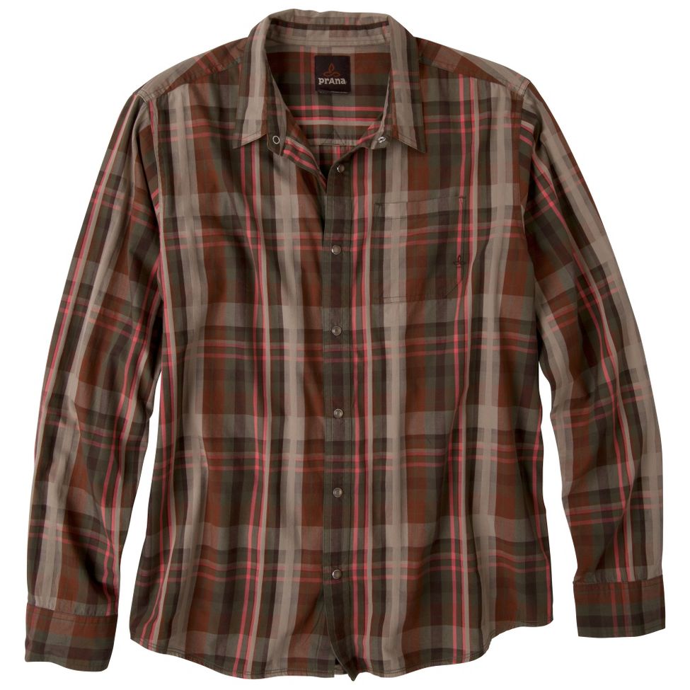 Mens Prana Buckeye Long Sleeve Non-Technical Tops