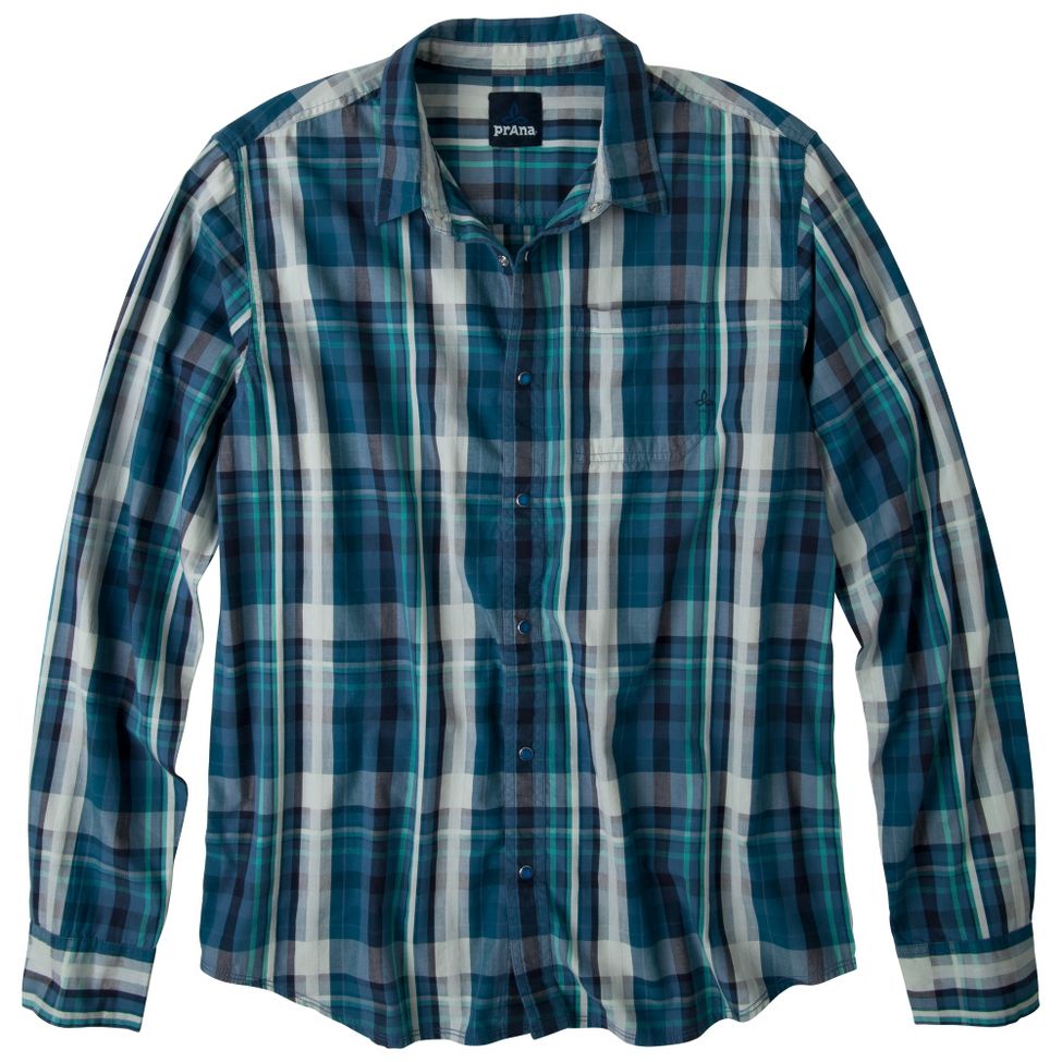 Mens Prana Buckeye Long Sleeve Non-Technical Tops